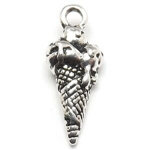 10pcs Ice Cream Cone Charms, dessert‎ summer party, jewelry making supplies